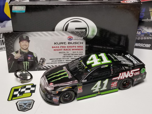 Kurt Busch 2018 Monster Energy Bristol Night Win 1/24 Elite