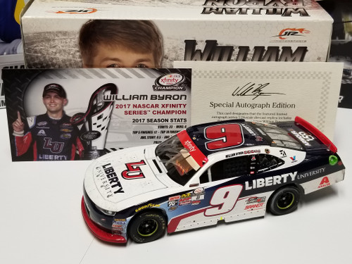 William Byron Autographed 2017 Homestead Raced Version 1/24