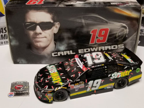 Carl Edwards Custom 2015 Subway Coke 600 Win 1/24