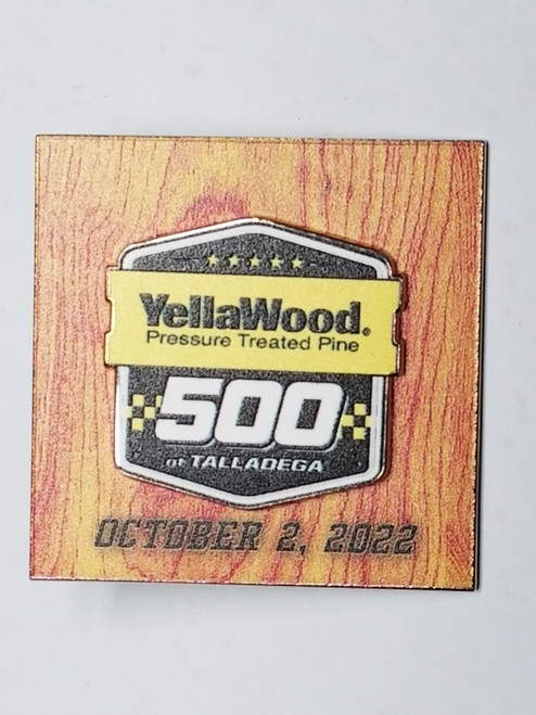 2022 Yellawood 500 at Talladega Official Event Pin Won by Chase Elliott