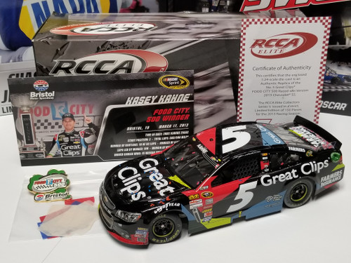 Kasey Kahne 2013 Great Clips Bristol Race Win 1/24 Elite