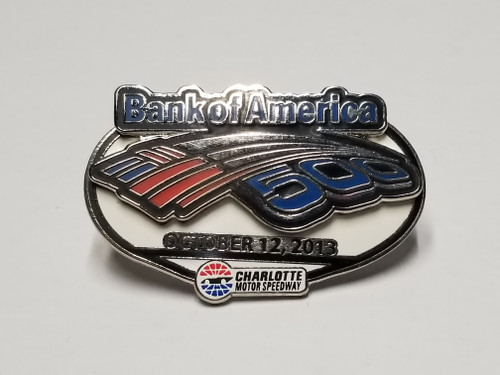 2013 Bank of America 500 at Charlotte Official Event Pin Won By Brad Keselowski