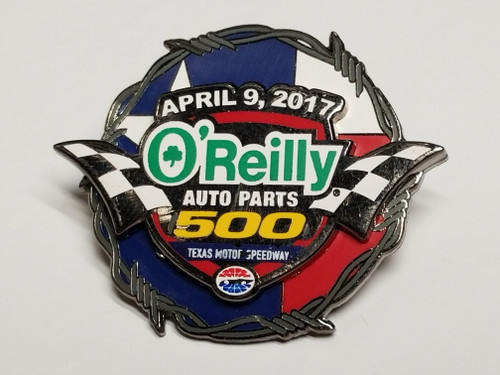 2017 O'Reilly Auto Parts 500 Official Event Pin Won By Jimmie Johnson