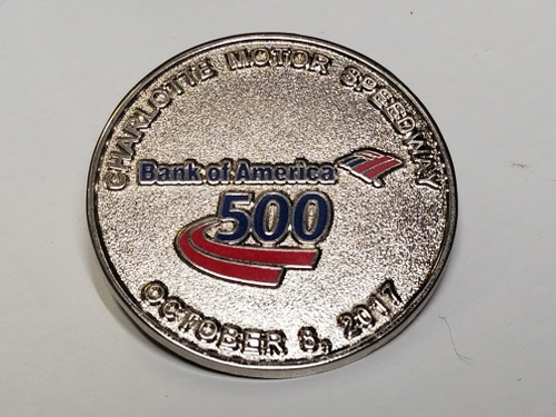 2017 Bank of America 500 Official Event Pin Won By Martin Truex Jr