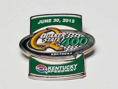 2012 Quaker State 400 at Kentucky Official Event Pin Won By Brad Keselowski