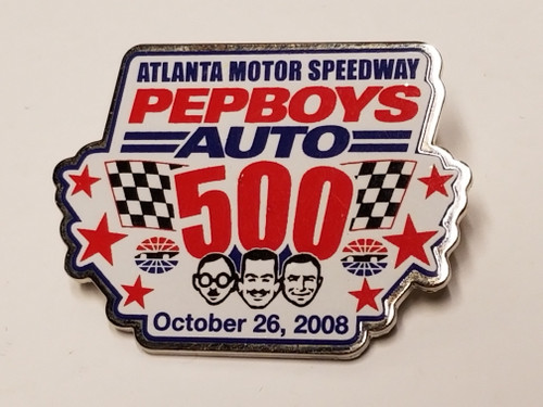 2008 Pepboys 500 at Atlanta Official Event Pin Won By Carl Edwards