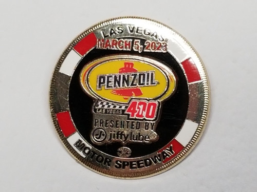 2023 Pennzoil 400 at Las Vegas Official Event Pin Won by William Byron