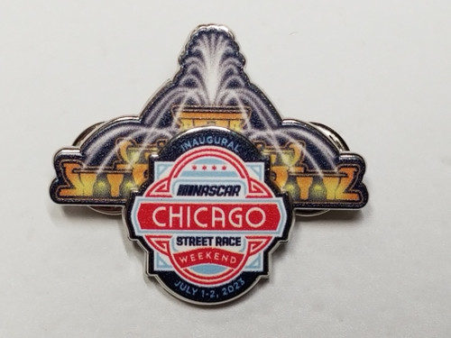 2023 Chicago Street Race Official Event Pin Won by Shane Van Gisbergen