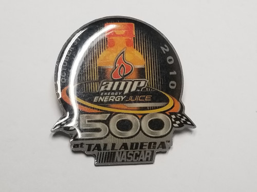 2010 AMP Energy 500 at Talladega Official Event Pin Won by Clint Bowyer