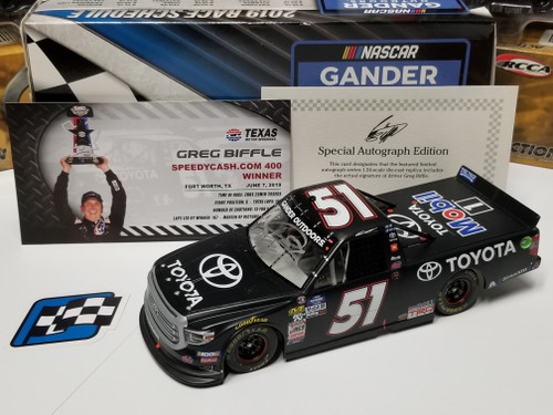 Greg Biffle 2019 Toyota Texas Win Raced Version