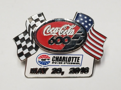 2016 Coke 600 at Charlotte Official Event Pin Won by Martin Truex Jr