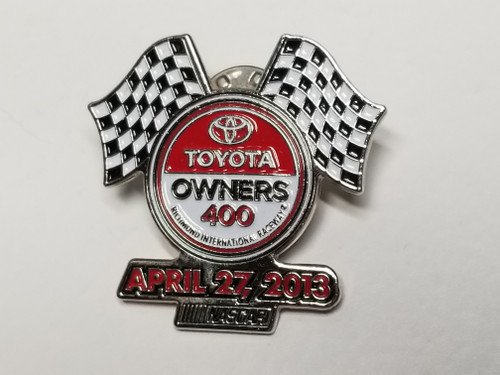 2013 Toyota Owners 400 at Richmond Official Event Pin Won by Kevin Harvick