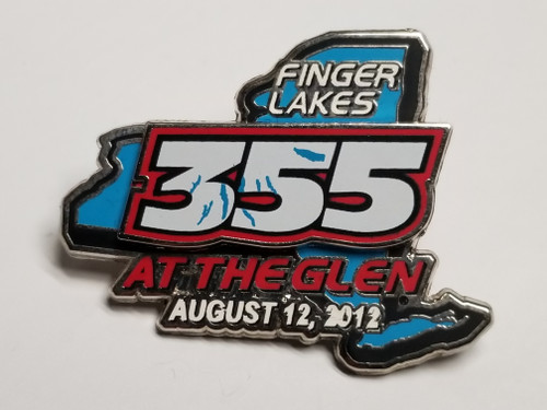 2012 Finger Lakes 355 at Watkins Glen Official Event Pin Won By Marcos Ambrose