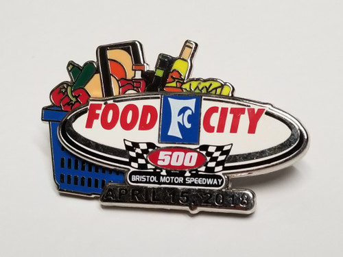 2018 Food City 500 at Bristol Official Event Pin Won by Kyle Busch