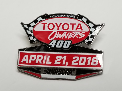 2018 Toyota Owners 400 at Richmond Official Event Pin Won by Kyle Busch