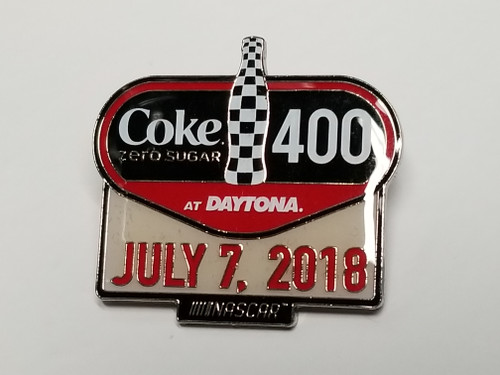 2018 Coke Zero 400 at Daytona Official Event Pin Won by Erik Jones
