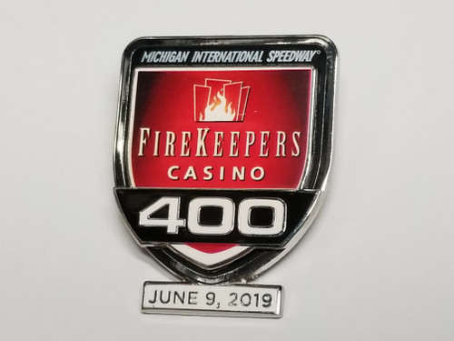 2019 Firekeepers Casino 400 at Michigan Official Event Pin Won By Joey Logano