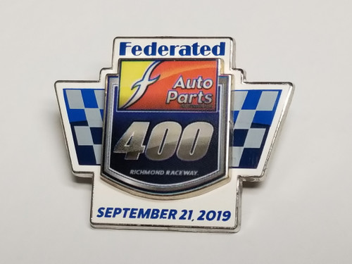 2019 Federated Auto Parts 400 at Richmond Official Event Pin Won by Martin Truex Jr