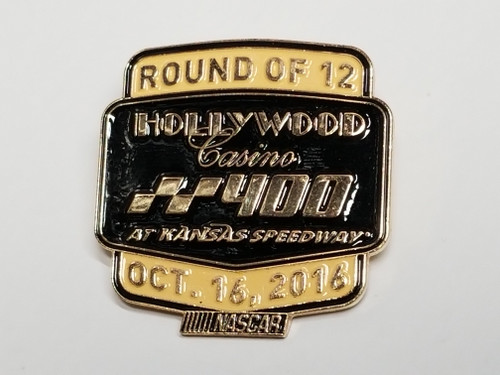 2016 Hollywood Casino 400 at Kansas Official Event Pin Won by Kevin Harvick