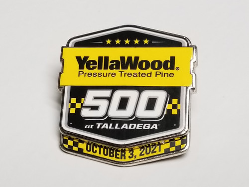 2021 YellaWood 500 at Talladega Official Event Pin Won by Bubba Wallace