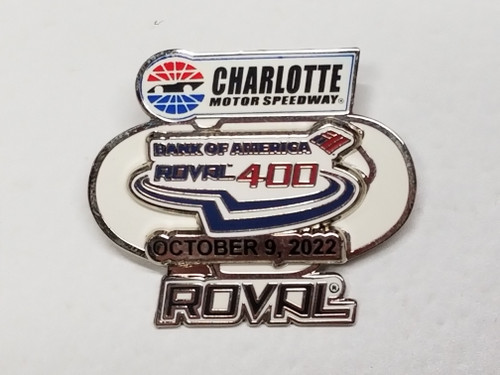 2022 Bank of America Roval 400 Official Event Pin Won by Christopher Bell