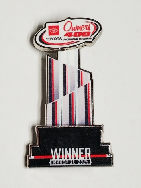2024 Toyota Owners 400 at Richmond Official Event Pin won by Denny Hamlin