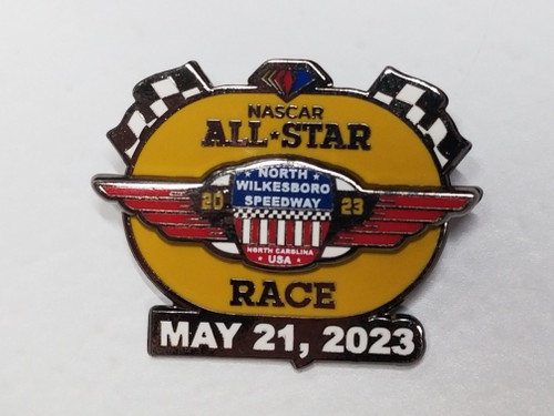 2023 All Star Race at North Wilksboro Official Event Pin Won by Kyle Larson