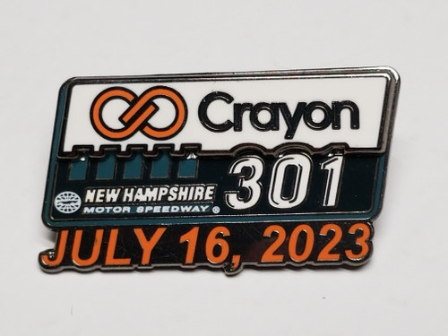 2023 Crayon 301 at New Hampshire Official Event Pin Won by Martin Truex  Jr