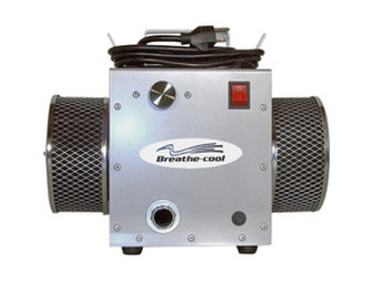 Supplied fresh air respirator turbine breathing pump