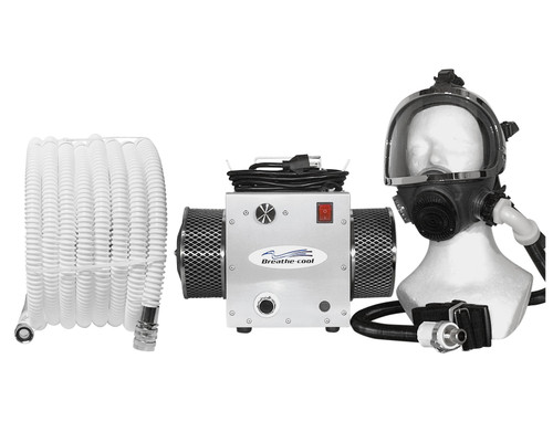 BLS プロバイダー　マスク付き powered air purifying respirator - full respirator mask