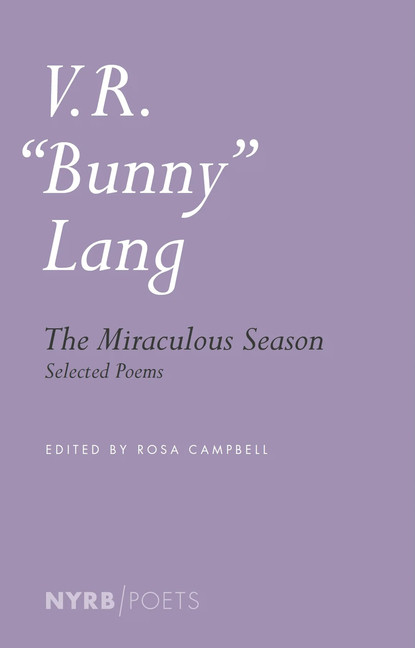 Miraculous Season: Selected Poems