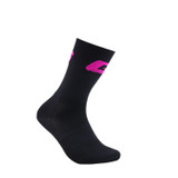 PROFESS.LONG SOCKS  BLACK-FUXIA