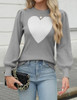 C Grey White Heart C Grey White Heart