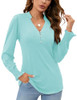 Long Sleeve - Aqua Blue