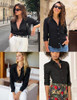 A - Black (Slim Fit, a Size Up for Relaxed Fit)
