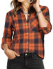 Orange Black Plaid