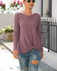 A02 Long Sleeve Mauve Red