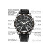 Black Leather/Black Dial