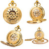 1-c.Gold Dial+Black Wooden Case