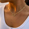 Paperclip Heart-Gold