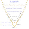 Paperclip Heart-Gold