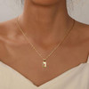 Envelope Pink Heart-Gold