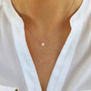 Tiny Slanted Heart-Silver
