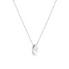Tiny Slanted Heart-Silver