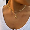 2Layered Twist Rope Heart-GD