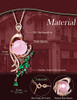 Rose quartz necklace