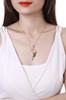 Rose quartz necklace