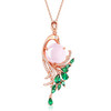 Rose quartz necklace