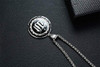 Silver-stainless steel chain necklace