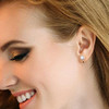 Gold Pearl Clip on